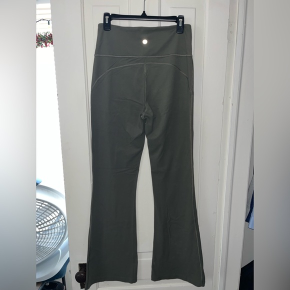 Lululemon Dark Green Flare Pants - Picture 5 of 7